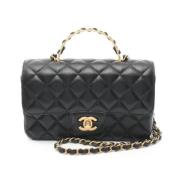 Chanel Vintage Pre-owned Laeder chanel-vskor Black, Dam