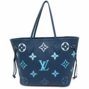 Louis Vuitton Vintage Pre-owned Tyg louis-vuitton-vskor Blue, Dam