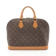 Louis Vuitton Vintage Pre-owned Canvas handvskor Brown, Dam