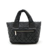 Chanel Vintage Pre-owned Canvas chanel-vskor Black, Dam