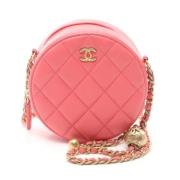 Chanel Vintage Pre-owned Laeder chanel-vskor Pink, Dam