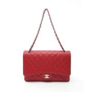 Chanel Vintage Pre-owned Laeder chanel-vskor Red, Dam