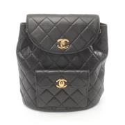 Chanel Vintage Pre-owned Laeder axelremsvskor Black, Dam