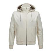 Herno Lyxig Cashmere Seta Bomber Resort Jacka White, Herr