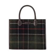 Barbour Klassisk Tartan Shoppingväska Multicolor, Dam