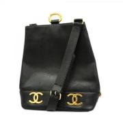 Chanel Vintage Pre-owned Laeder chanel-vskor Black, Dam