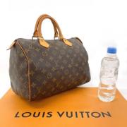 Louis Vuitton Vintage Pre-owned Tyg louis-vuitton-vskor Brown, Dam