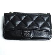 Chanel Vintage Pre-owned Laeder plnbcker Black, Dam