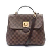 Louis Vuitton Vintage Pre-owned Canvas handvskor Brown, Dam