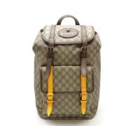 Gucci Vintage Pre-owned Canvas ryggsckar Beige, Dam