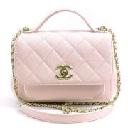 Chanel Vintage Pre-owned Laeder chanel-vskor Pink, Dam