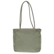 Prada Vintage Pre-owned Tyg prada-vskor Green, Dam