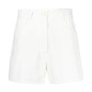 Forte Forte Beige Bomullscasual Shorts Beige, Dam