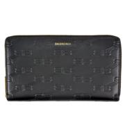 Balenciaga Vintage Pre-owned Laeder plnbcker Black, Dam