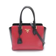 Prada Vintage Pre-owned Laeder handvskor Red, Dam