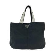 Prada Vintage Pre-owned Canvas totevskor Black, Dam