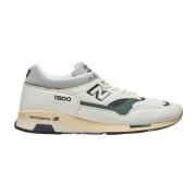 New Balance Läder- och Mesh Sneakers White, Herr