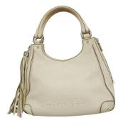 Chanel Vintage Pre-owned Laeder chanel-vskor White, Dam