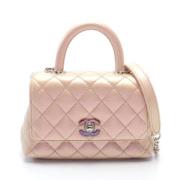 Chanel Vintage Pre-owned Laeder chanel-vskor Pink, Dam