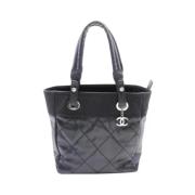 Chanel Vintage Pre-owned Canvas totevskor Black, Dam