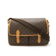 Louis Vuitton Vintage Pre-owned Tyg louis-vuitton-vskor Brown, Dam