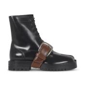 Maison Margiela City Combat High-Top Stövlar Black, Dam