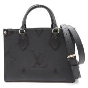 Louis Vuitton Vintage Pre-owned Laeder handvskor Black, Dam