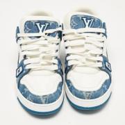 Louis Vuitton Vintage Pre-owned Denim sneakers White, Herr