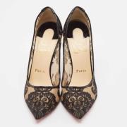 Christian Louboutin Pre-owned Pre-owned Spets klackskor Black, Dam