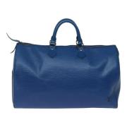 Louis Vuitton Vintage Pre-owned Laeder louis-vuitton-vskor Blue, Dam