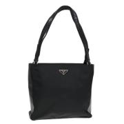 Prada Vintage Pre-owned Nylon prada-vskor Black, Dam