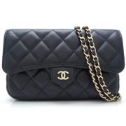 Chanel Vintage Pre-owned Laeder chanel-vskor Black, Dam