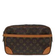 Louis Vuitton Vintage Pre-owned Canvas kuvertvskor Brown, Dam