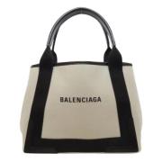 Balenciaga Vintage Pre-owned Canvas balenciaga-vskor Beige, Dam