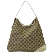 Gucci Vintage Pre-owned Canvas totevskor Beige, Dam