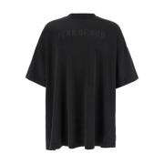 Fear Of God Svart Crew Neck T-shirt med Logo Black, Herr