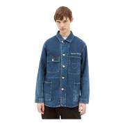 Human Made Logo Broderi Denimjacka Blue, Herr