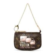 Louis Vuitton Vintage Pre-owned Tyg louis-vuitton-vskor Brown, Dam