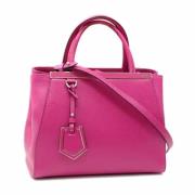 Fendi Vintage Pre-owned Laeder handvskor Purple, Dam