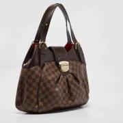 Louis Vuitton Vintage Pre-owned Canvas axelremsvskor Brown, Dam