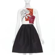 Oscar De La Renta Pre-owned Pre-owned Silke klnningar Multicolor, Dam