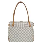 Louis Vuitton Vintage Pre-owned Canvas louis-vuitton-vskor White, Dam