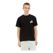 Awake NY Bomull Jersey Krona Grafisk T-shirt Black, Herr