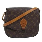 Louis Vuitton Vintage Pre-owned Canvas louis-vuitton-vskor Brown, Dam