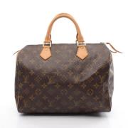 Louis Vuitton Vintage Pre-owned Canvas handvskor Brown, Dam