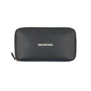 Balenciaga Vintage Pre-owned Laeder plnbcker Black, Dam