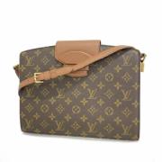 Louis Vuitton Vintage Pre-owned Tyg louis-vuitton-vskor Brown, Dam