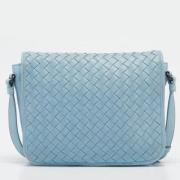 Bottega Veneta Vintage Pre-owned Tyg axelremsvskor Blue, Dam