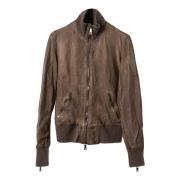 Giorgio Brato Leather Jackets Brown, Dam