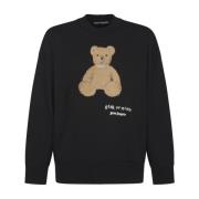 Palm Angels Bear in Mind Crew Skjorta Black, Herr